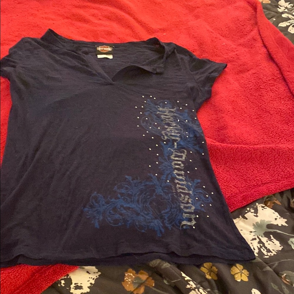 Navy Blue Kids Graphic Tee